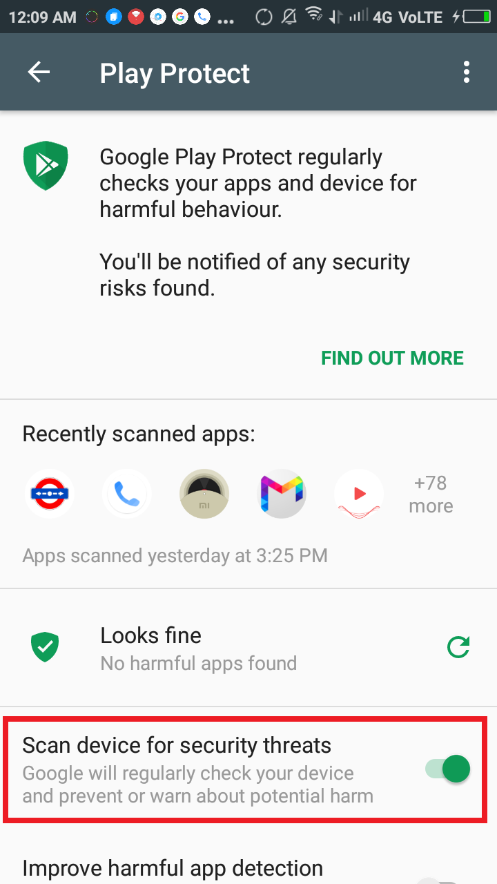 google play protect Playzo